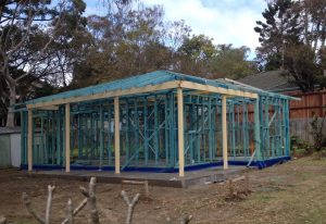 granny flat frames installed